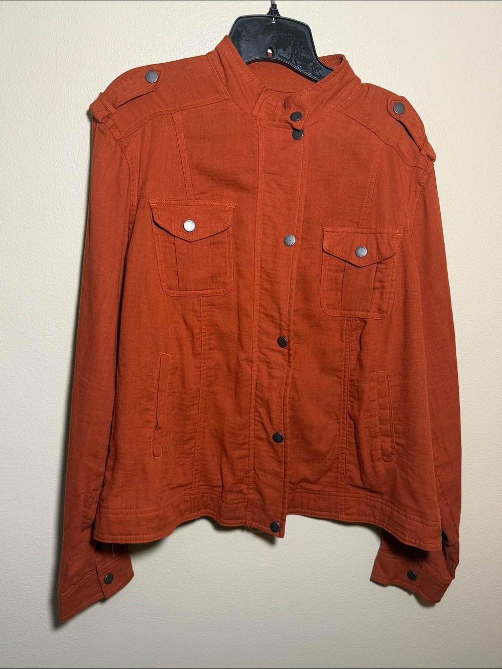 torrid Rust Orange Military-Style Utility Jacket
